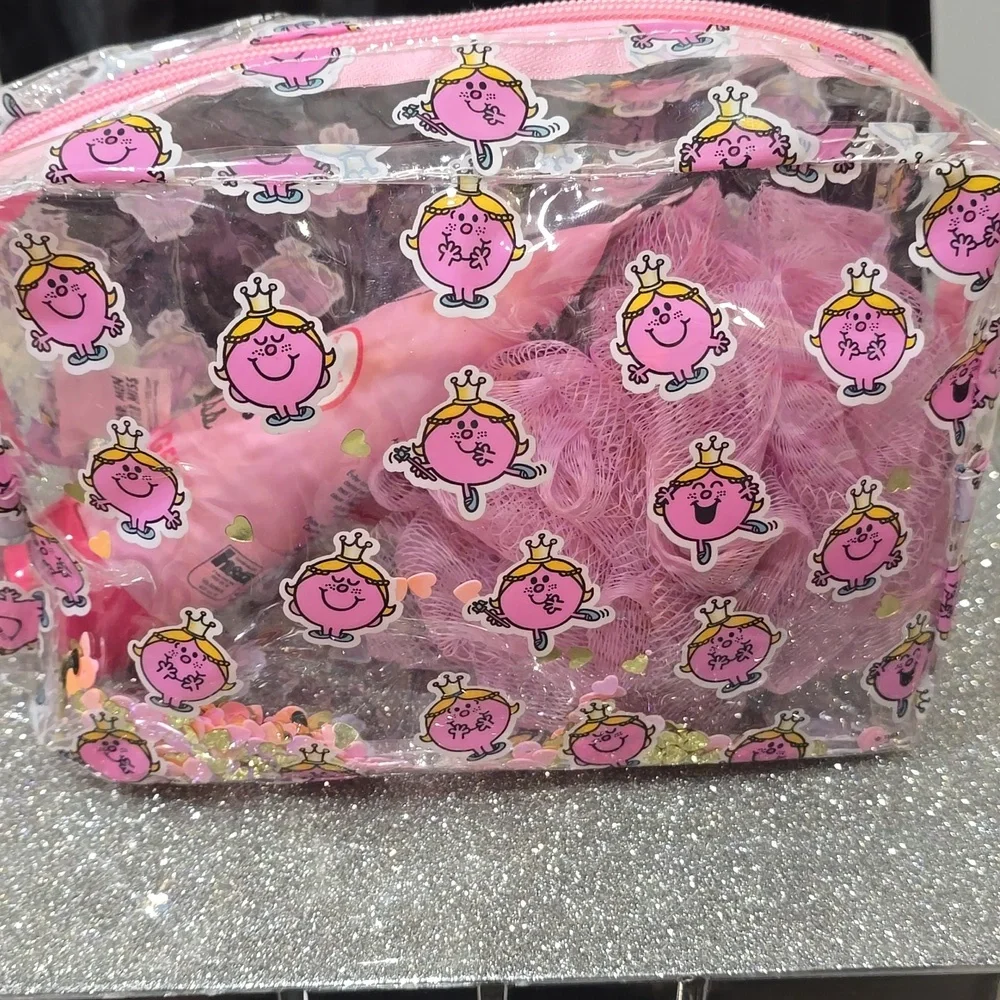 Little Miss Princess Shower Gel‎ & Puff Gift Set w/Confetti Bag